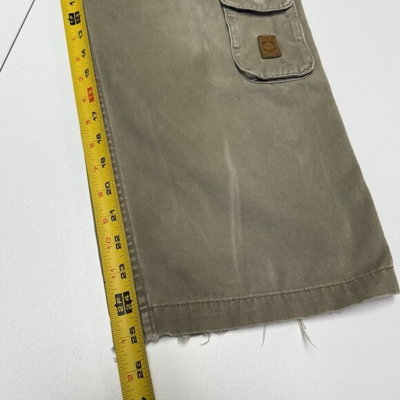 Vintage JNCO Commando Cargo Pants Size 14 (26x25) Tan Skate Y2K Grunge - Picture 16 of 16